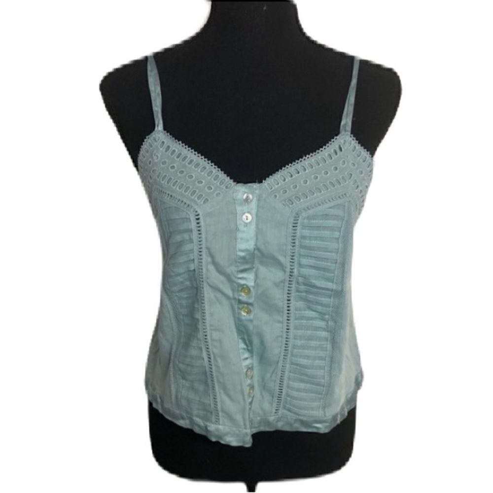 #141 Anthropologie Tiny Label Cotton Crop Top